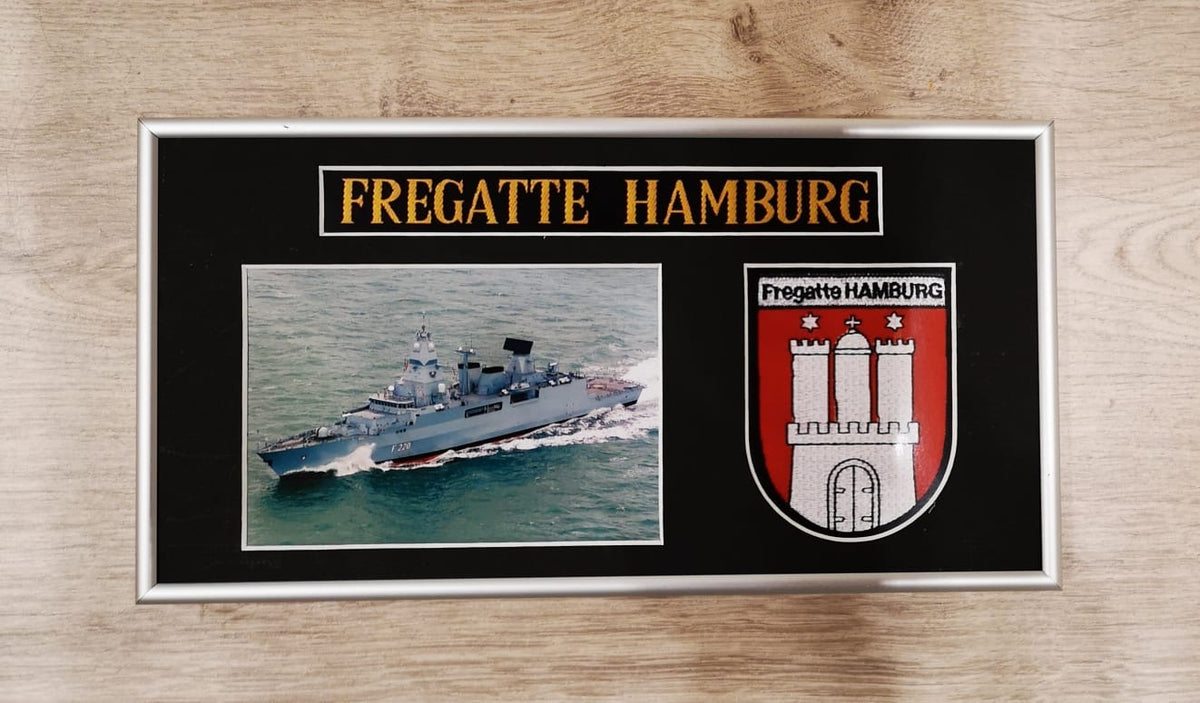 Bilderrahmen F220 Fregatte Hamburg 15x30cm