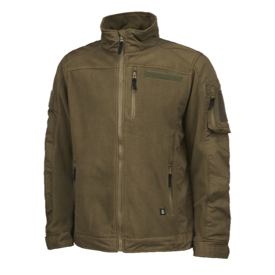 Fleecejacke Ripstop olive ,  OHNE Bestickung