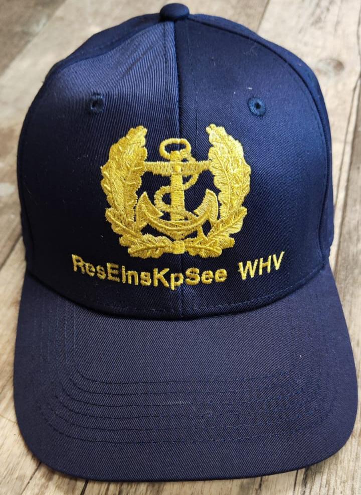 Basecap ResEinsKpSee WHV, Navy bestickt