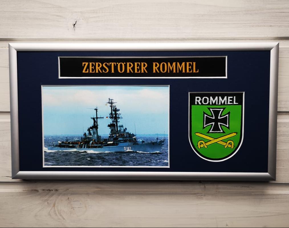 D187 -Zerstörer Rommel -15x30cm