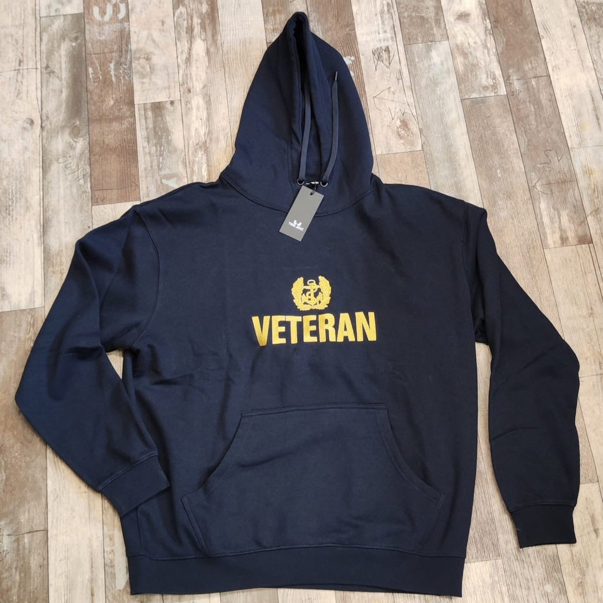 Hoodie "VETERAN" mit Marineabzeichen