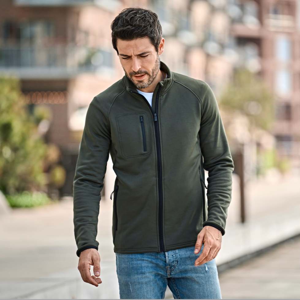 Herren Stretch Fleece Jacke