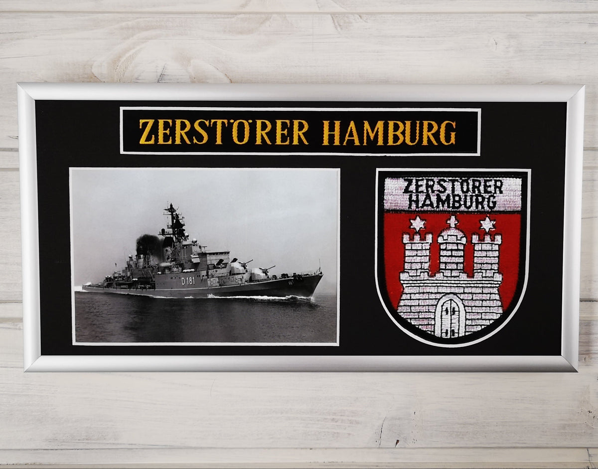 Zerstörer HAMBURG  - D181 - 15x30cm