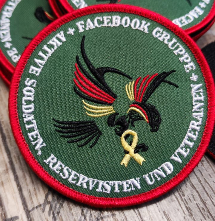 Patch „Aktive Soldaten, Reservisten und Veteranen“