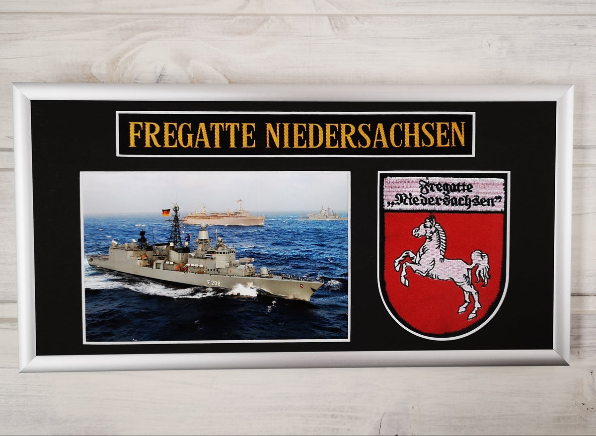 Fregatte Niedersachsen - F208 - 15x30cm