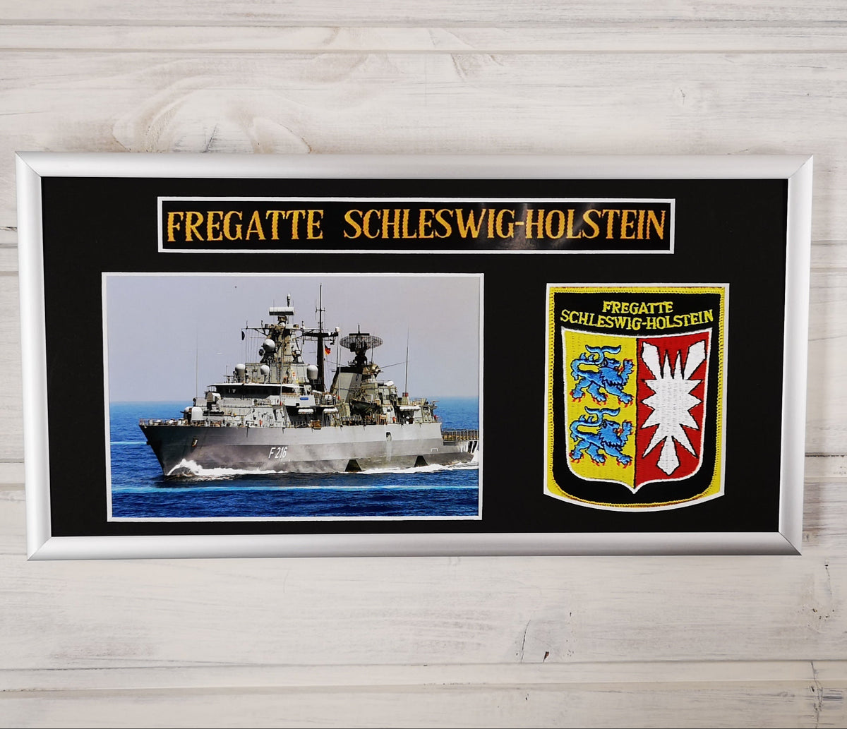 Fregatte Schleswig Holstein - F216 - 15x30cm