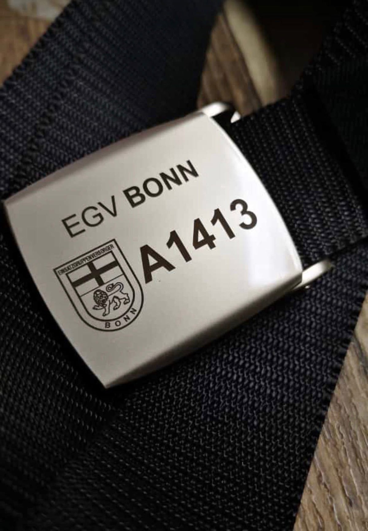 Canvas-Gürtel „A1413 EGV BONN“