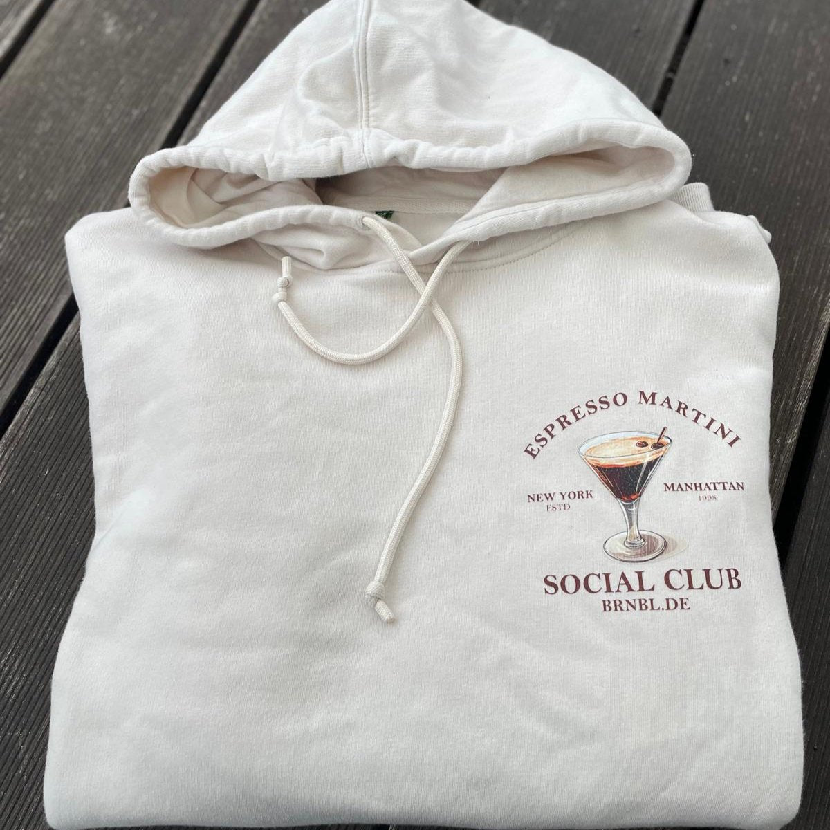 Espresso Martini Social Club - Hoodie, beige