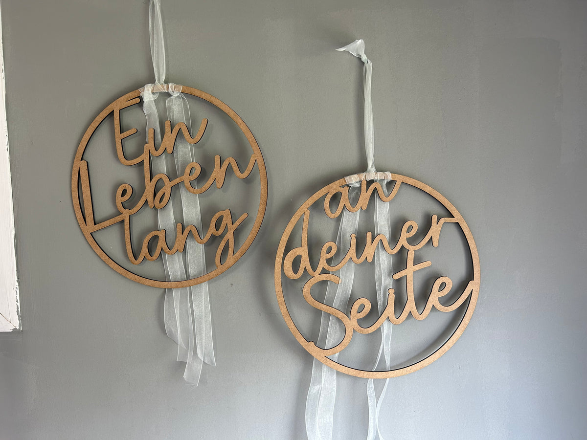 2 Hoops „ein Leben lang“ + „an deiner Seite“