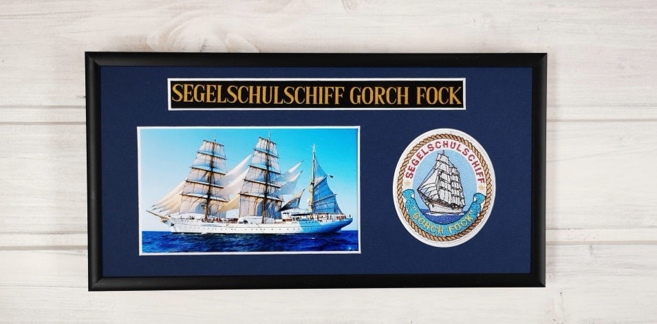 Segelschulschiff Gorch Fock  - 15x30cm