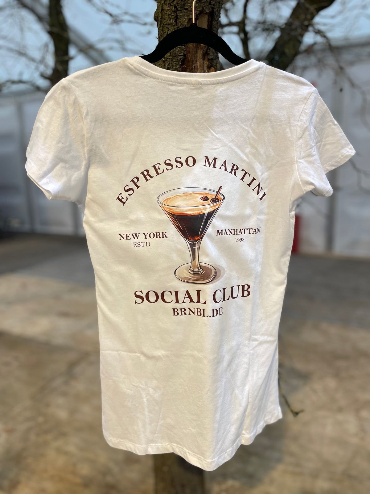 TShirt "Espresso Martini Social Club", weiß