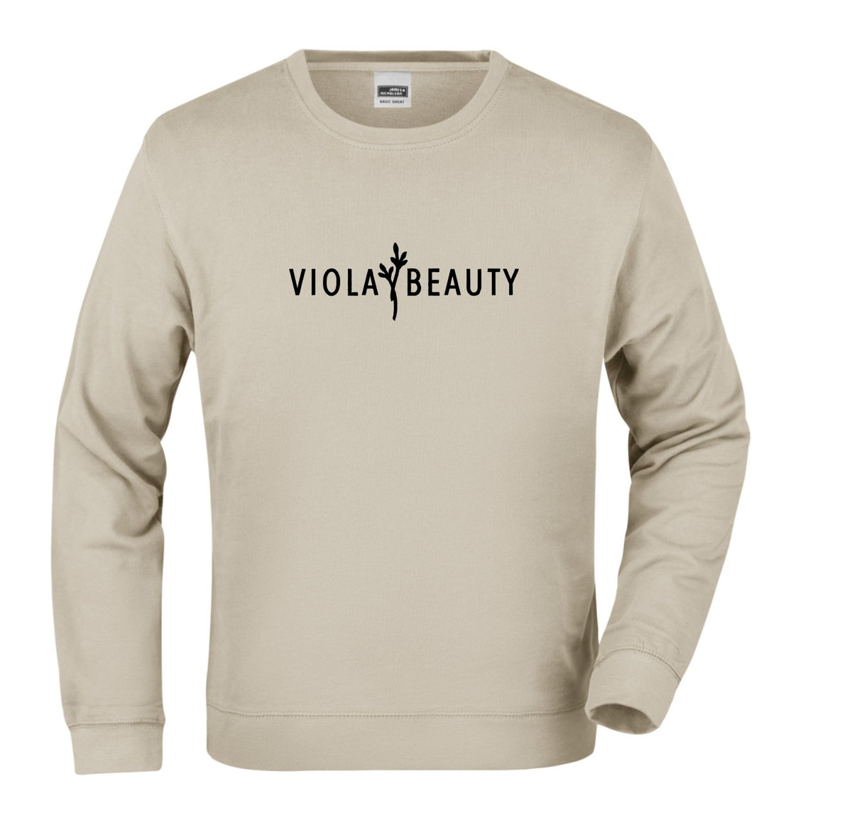 Viola Beauty - Sweatshirt mit Logostick, stone