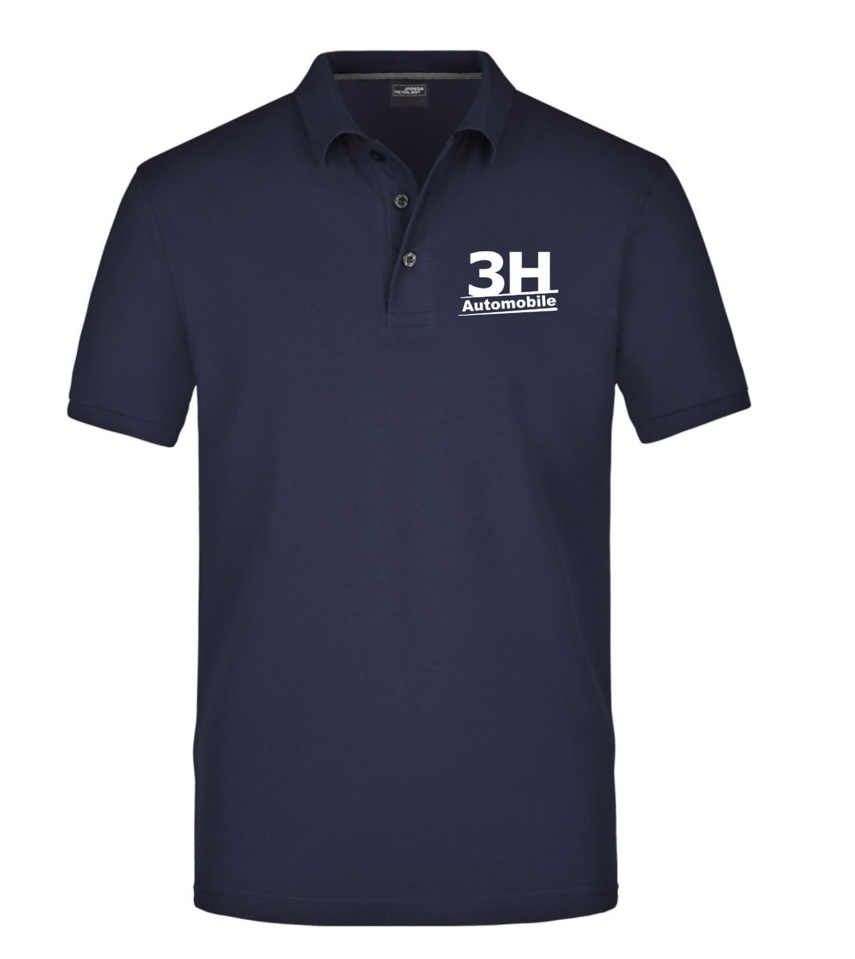 3H Automobile - Poloshirt schwarz