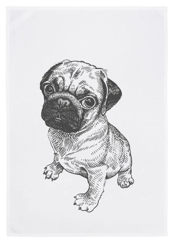 17:30 - Tea towel grey "ANCHOR"