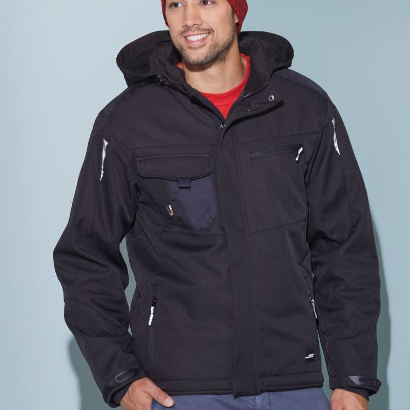 Workwear Winter Softshell Jacke - Strong - James & Nicholson